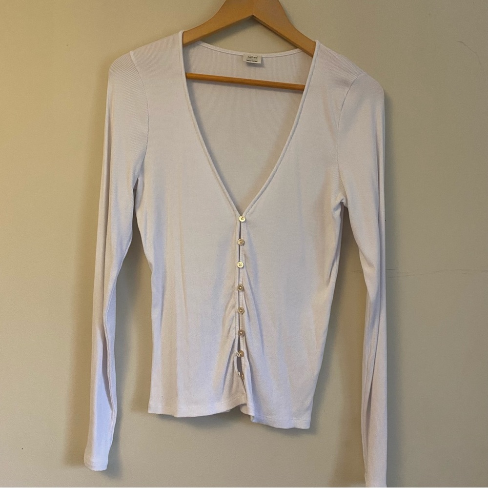 Wilfred White Button-Up Top